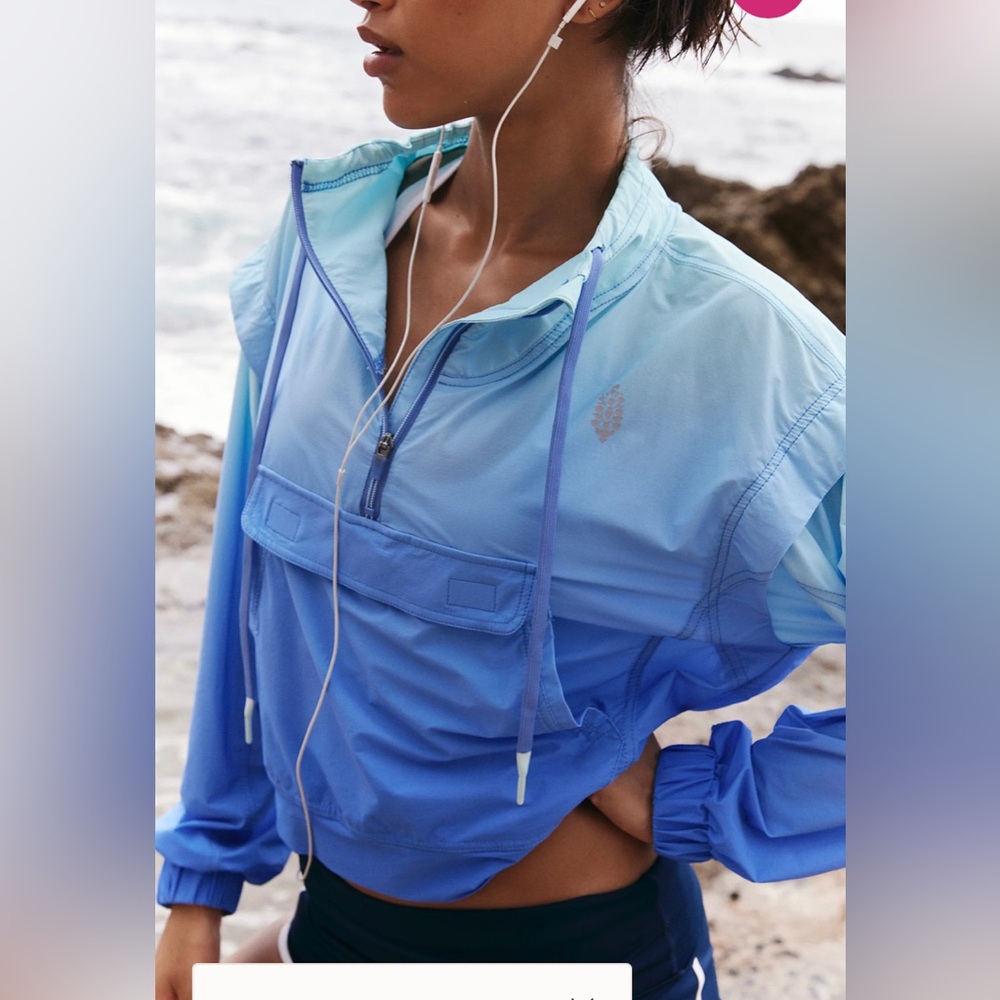Free people backspin Quarter Zip new without tags